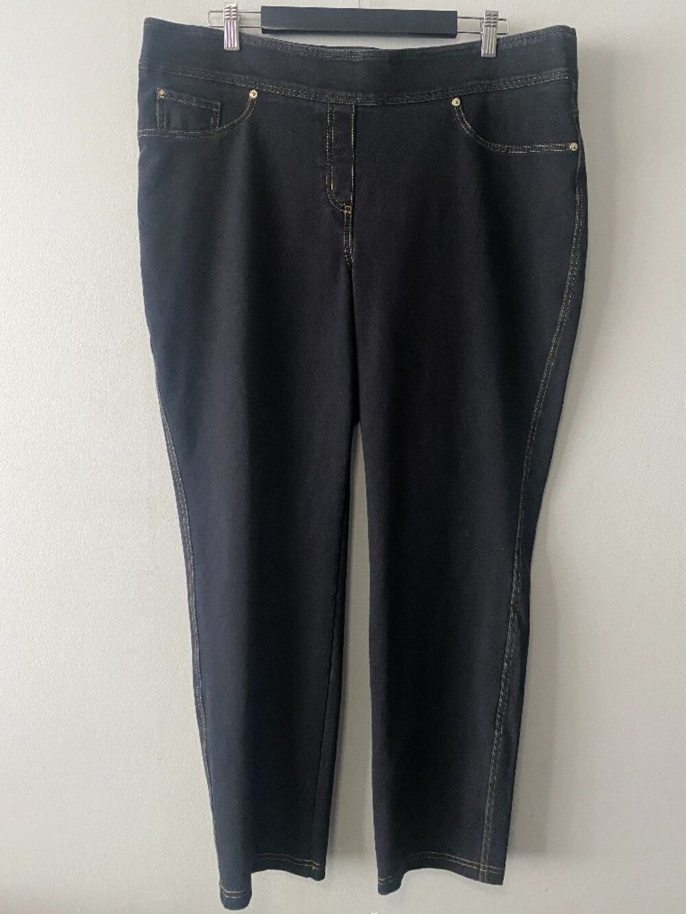 ADX Slim Dark Indigo Denim Skinny Pants Women's Size 2X (20W-22W)